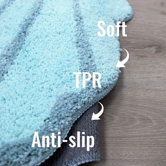 NEW  Seashell Bathroom Rugs and Mat Cute Beach Bath Mat - Picture 7 of 9